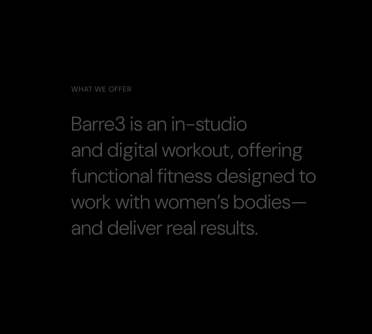 Barre3 photo 1