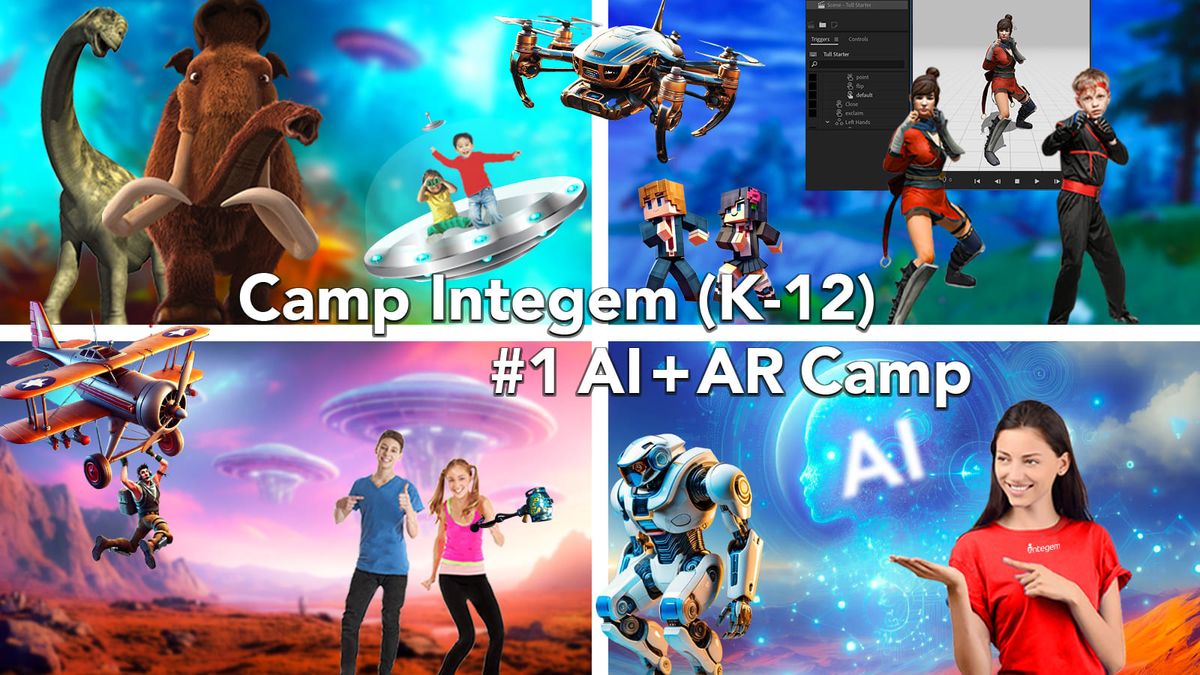 Camp Integem: Holographic AR Coding, STEM, AI, Art & Design Summer Camp at San Francisco