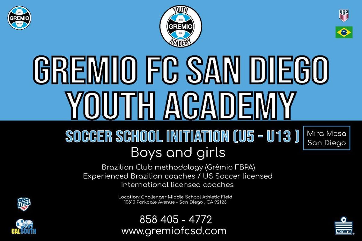 Grêmio Escola de Futebol San Diego - California - USA