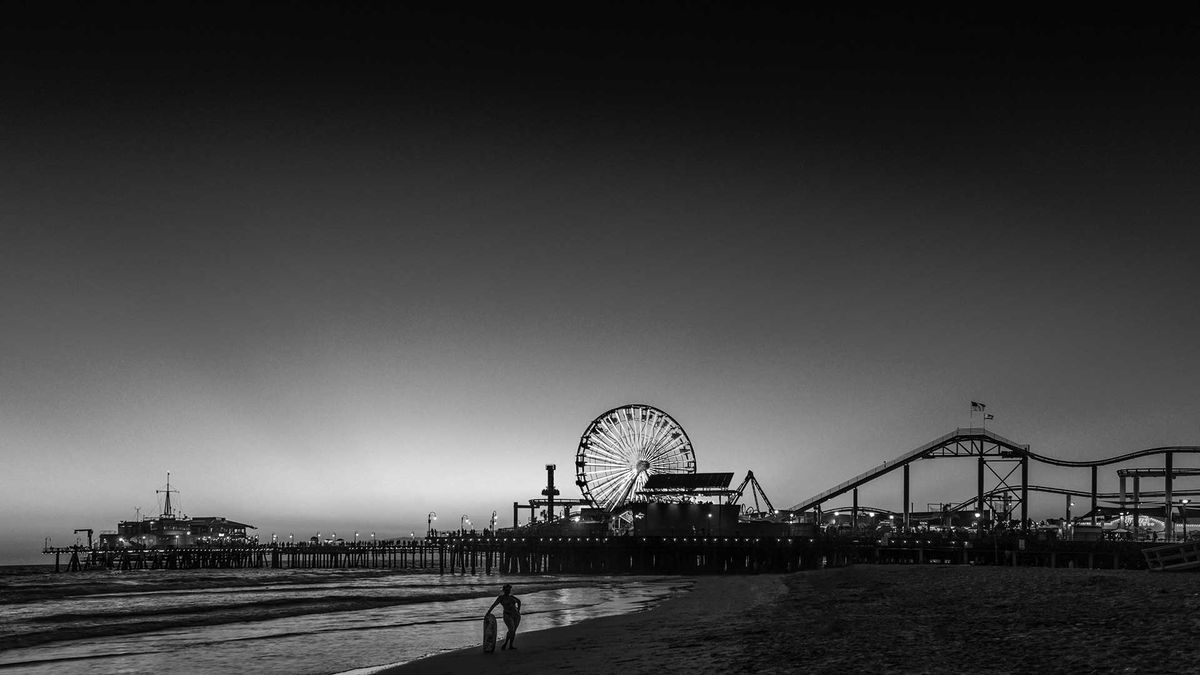 Ice at Santa Monica photo 3