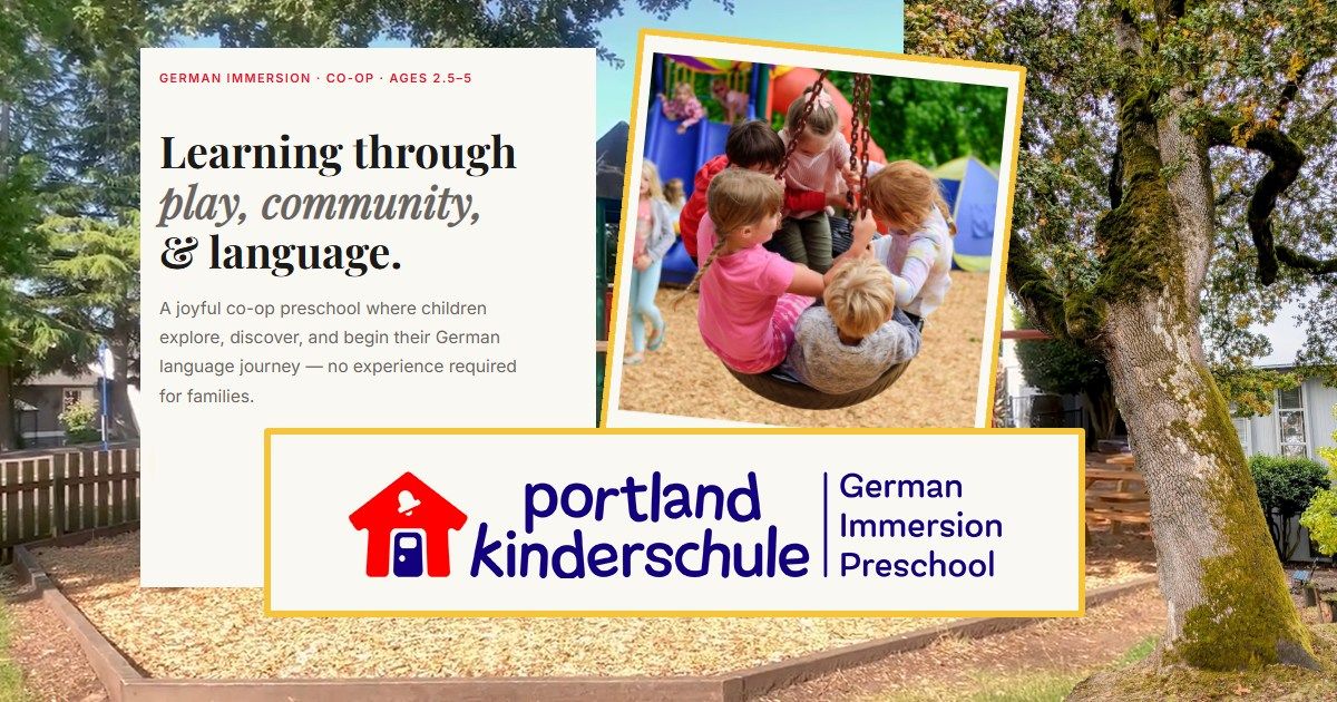 Portland Kinderschule German Immersion Co-op Preschool