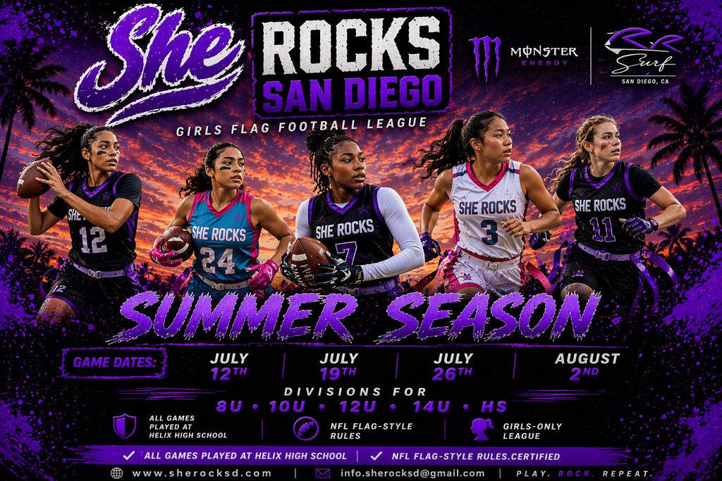 She Rocks San Diego Girls Flag Football League photo 2